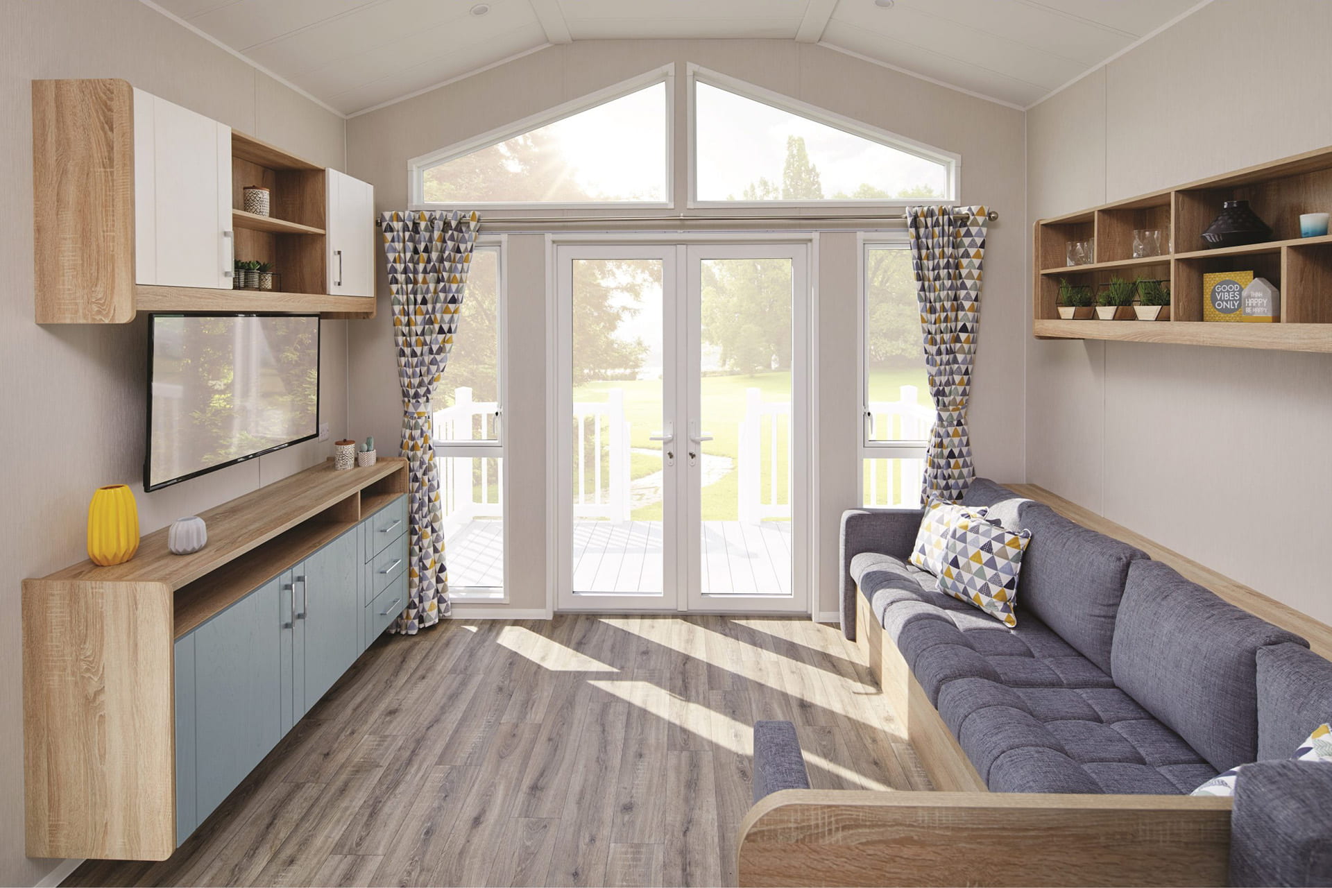 White french door set